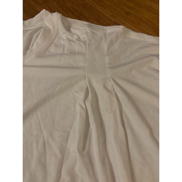 Athleta LOT OF 2 Elemental Cropped & With Ease Rib Tee 3X White‎ and Gray - Picture 6 of 16